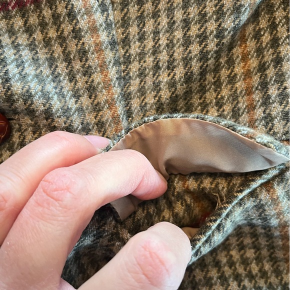 Janie and Jack Plaid Blazer - Green and Pink - Picture 5 of 12